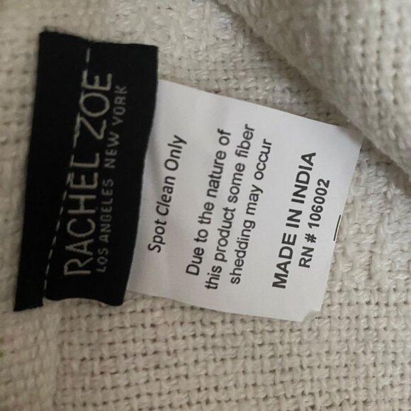 Rachel Zoe Decorative Throw 50"x70" Holiday Cheer Pink Trees Tassels Christmas - Picture 4 of 12